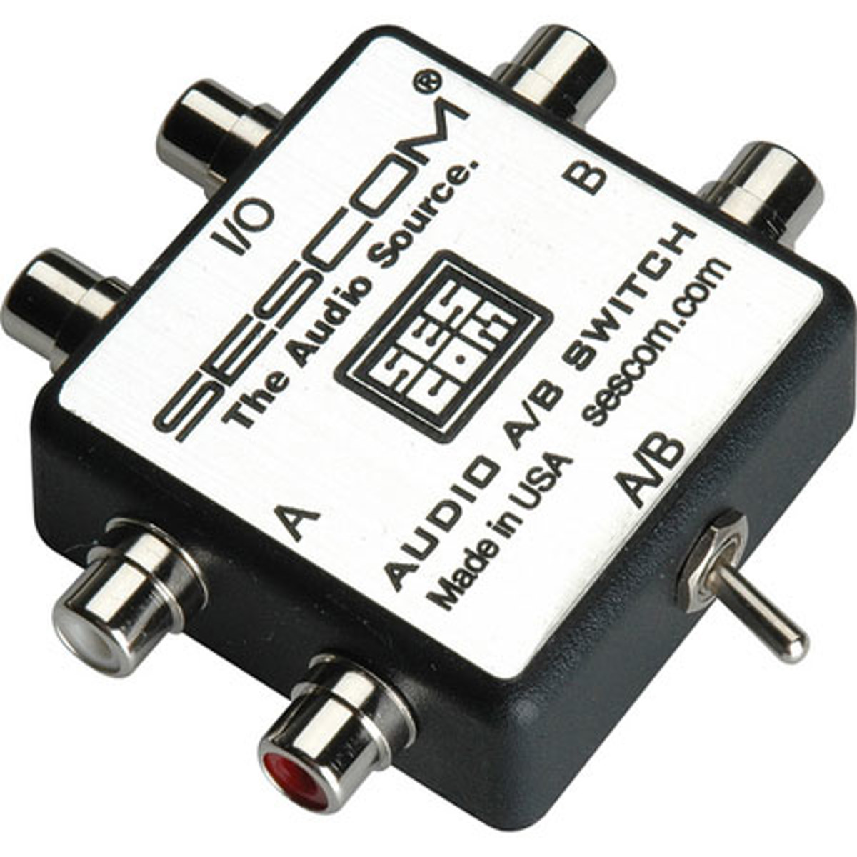 

Sescom SES-AUDIO-AB RCA Stereo Audio MP3 iPod FLAC WMA A/B Switch