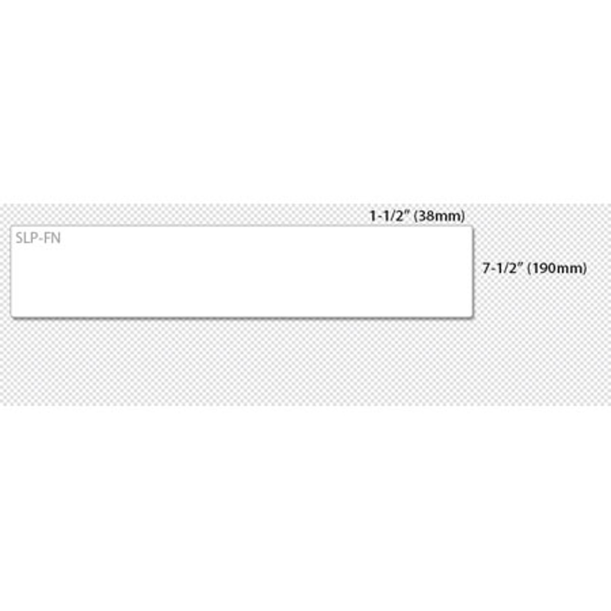 

Seiko Instruments Seiko SLP-FN 1-1/2 x 7.5 inch Multipurpose Narrow Label