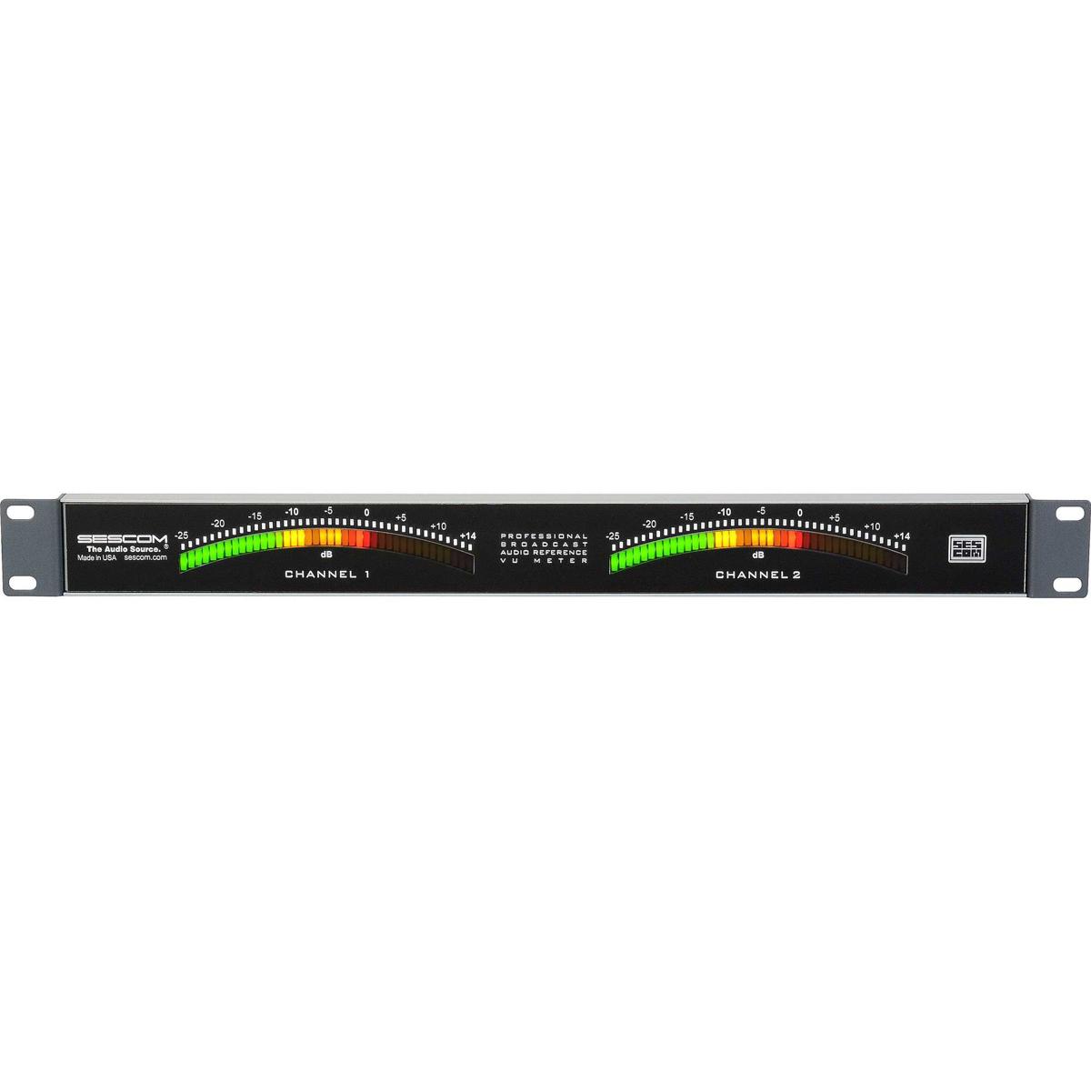 

Sescom 1RU Analog Audio Reference VU Meter