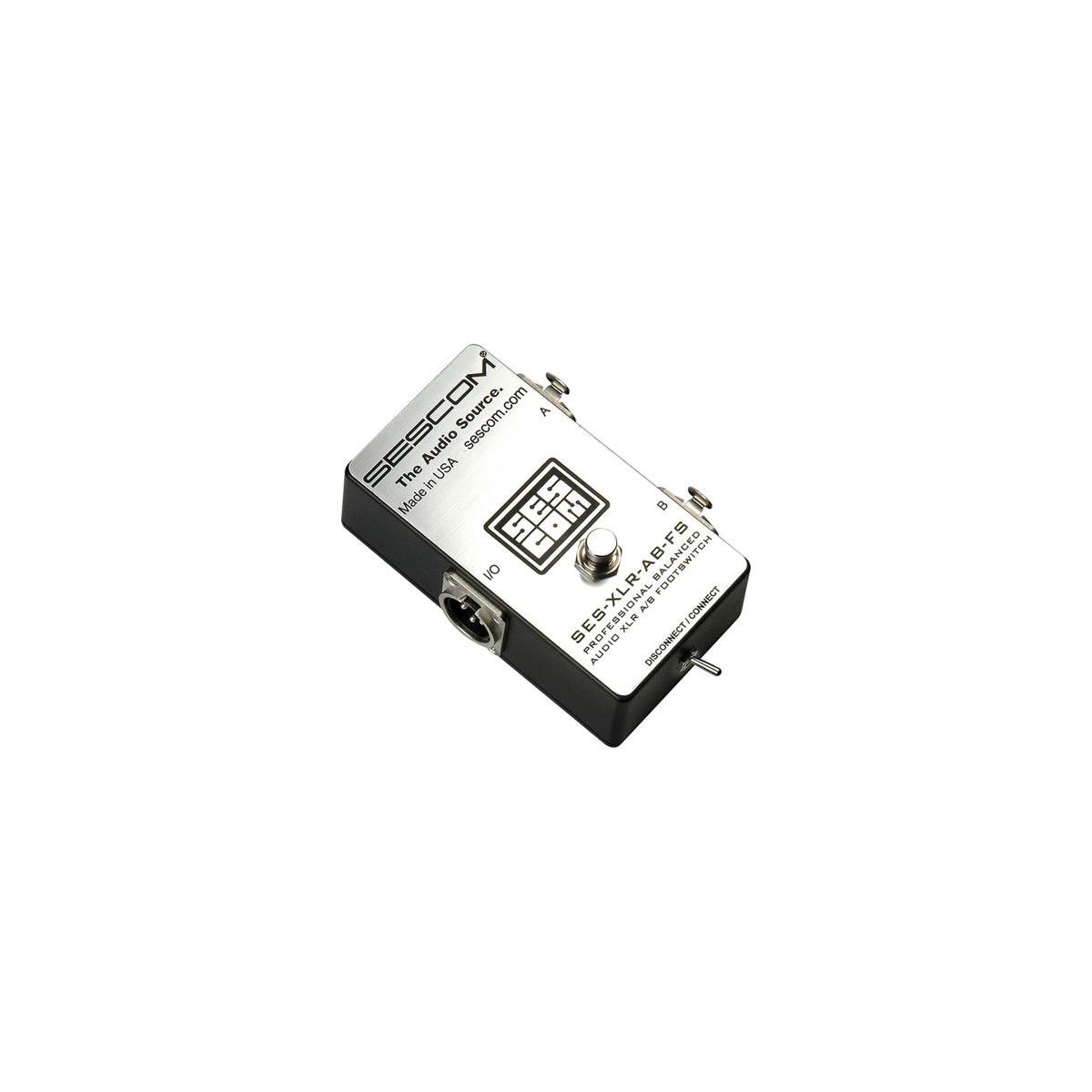 Image of Sescom SES-XLR-AB-FS Balanced XLR A/B Passive Foot Switch