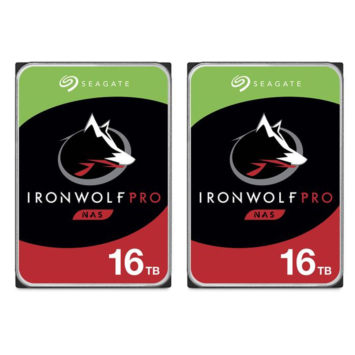 

Seagate IronWolf Pro 16TB SATA III 3.5" Internal NAS Hard Drive, 7200 RPM,2-Pack