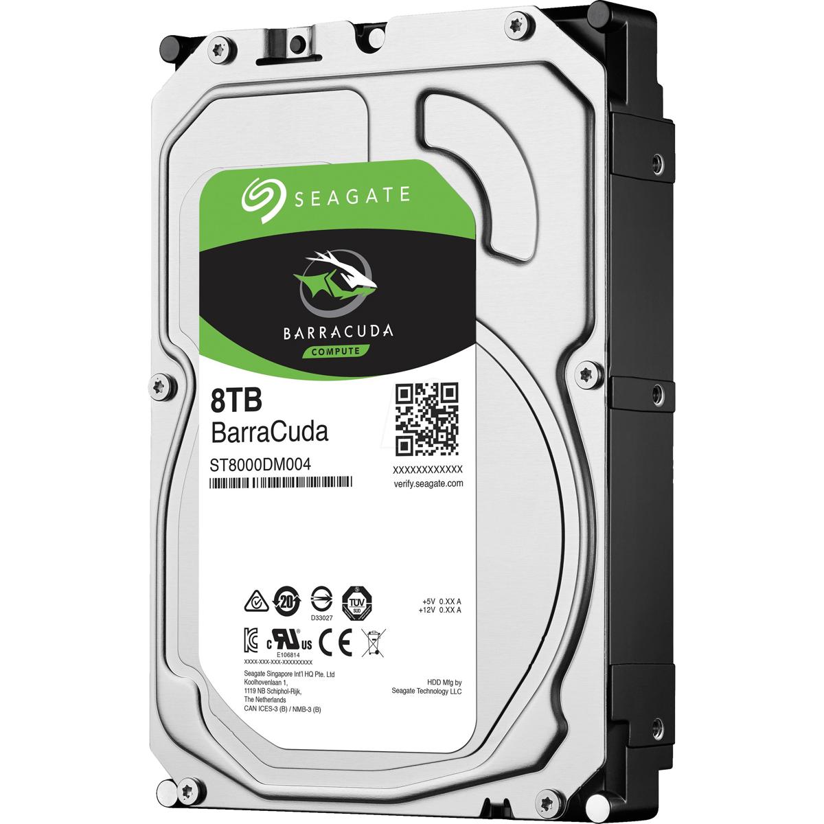 Seagate BarraCuda 8 ТБ SATA III 6 Гбит/с 3,5-дюймовый внутренний жесткий диск #ST8000DM004