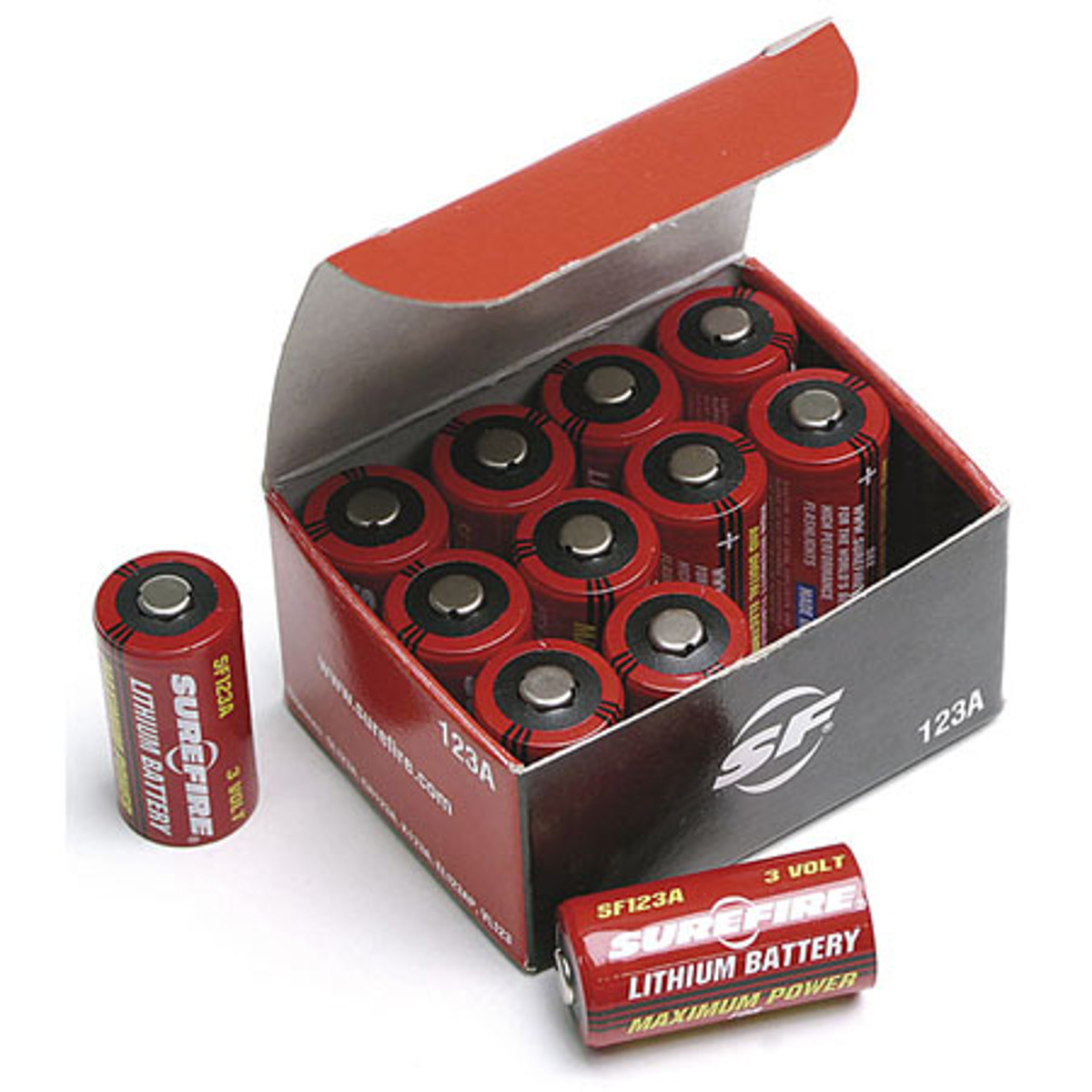 

SureFire SF12-BB 123A 3V Lithium Battery, 12-Pack