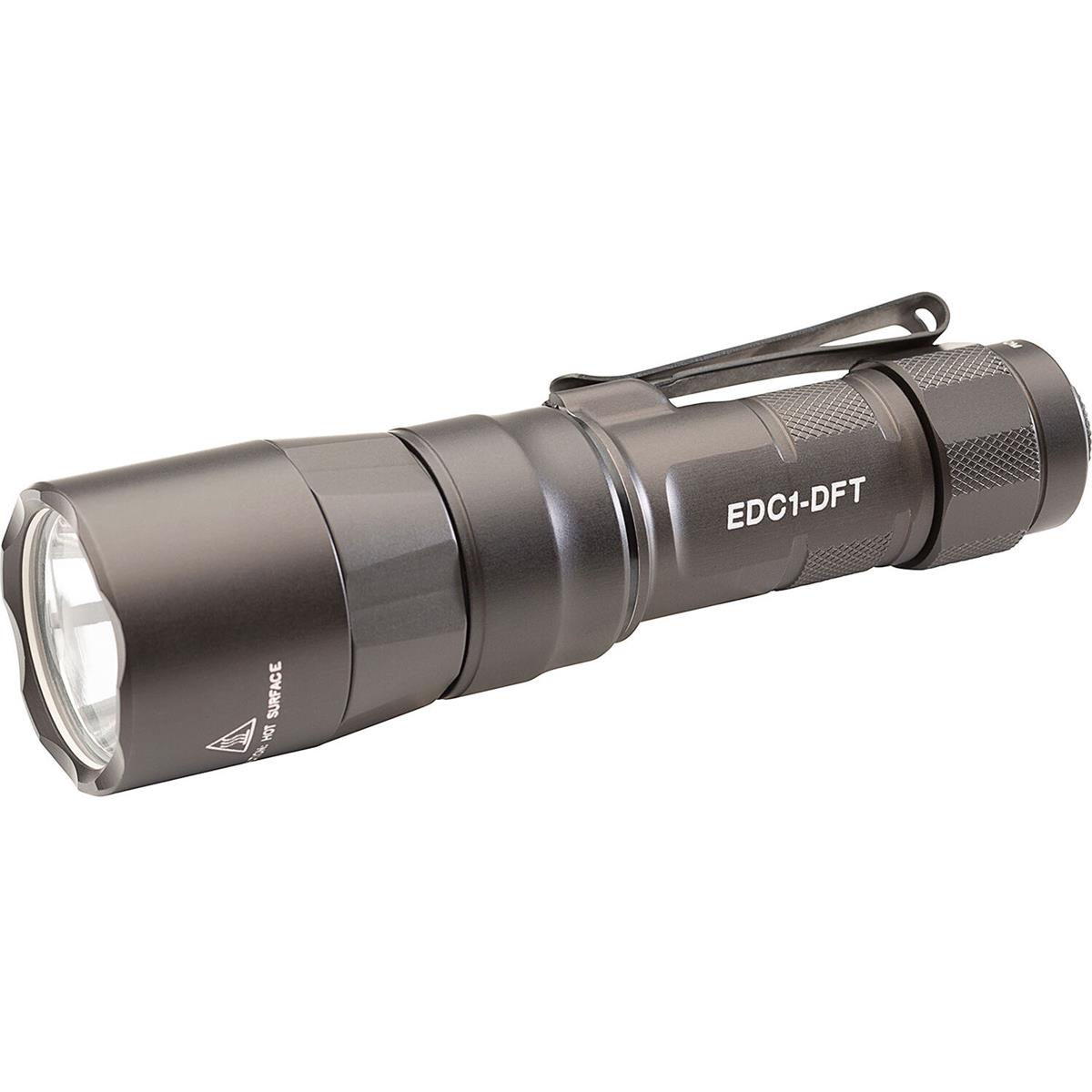 Image of SureFire EDC1-DFT Dual-Fuel Turbo LED Flashlight Gray