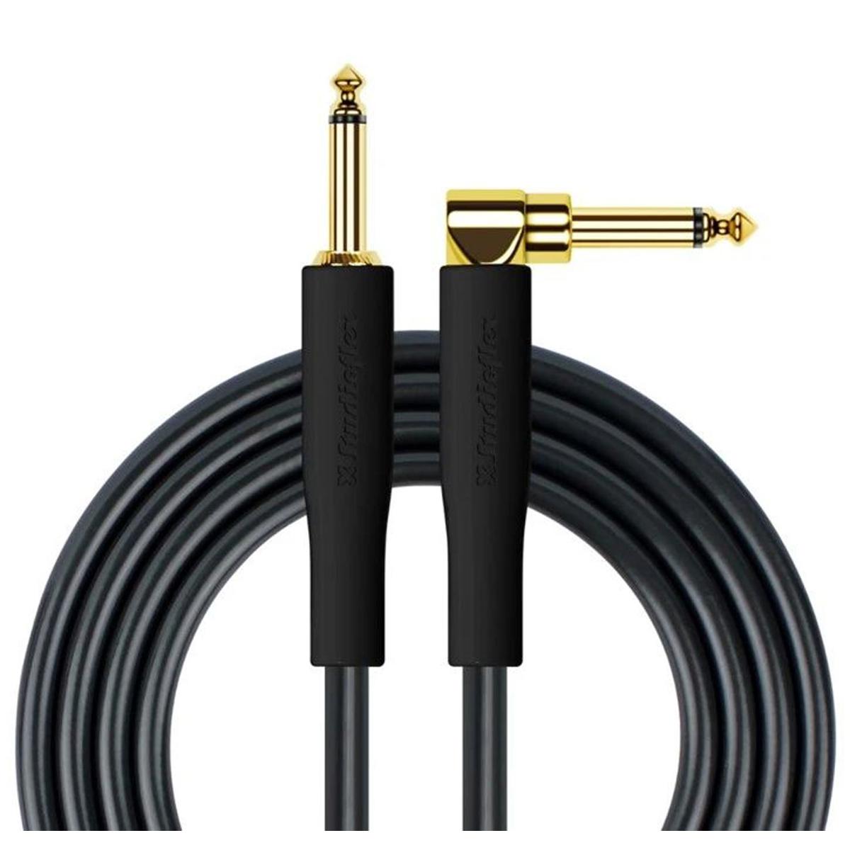 

Studioflex 10' Ultra Series Silver Right-Angle to Straight Instrument Cable