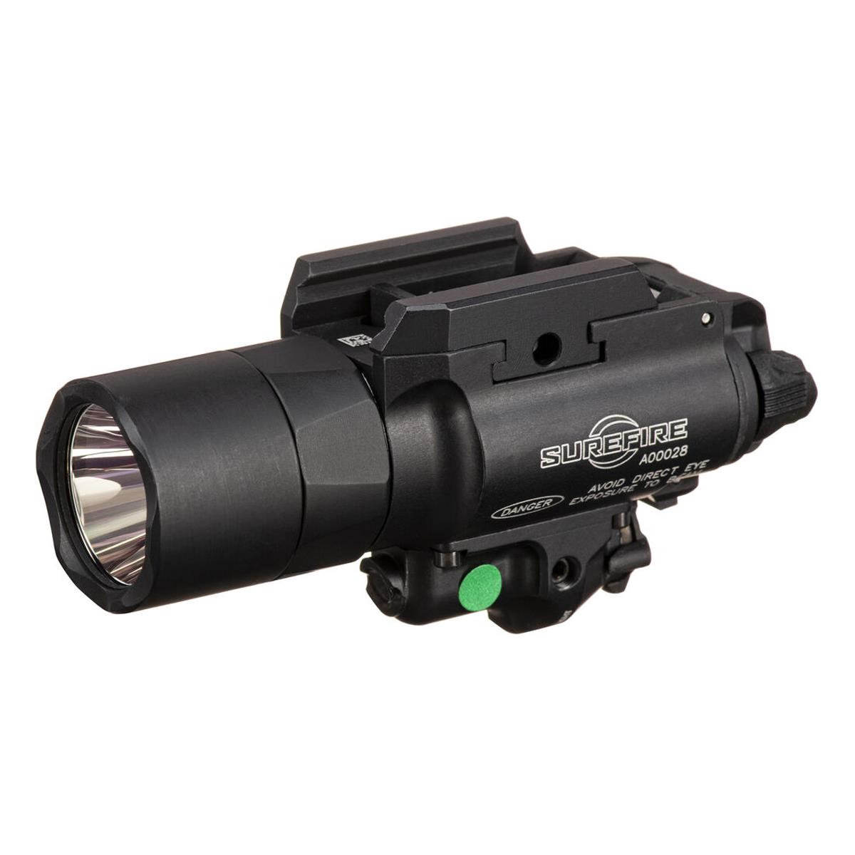 Image of SureFire X400T-A Turbo LED Handgun WeaponLight with Aiming Laser Green Laser
