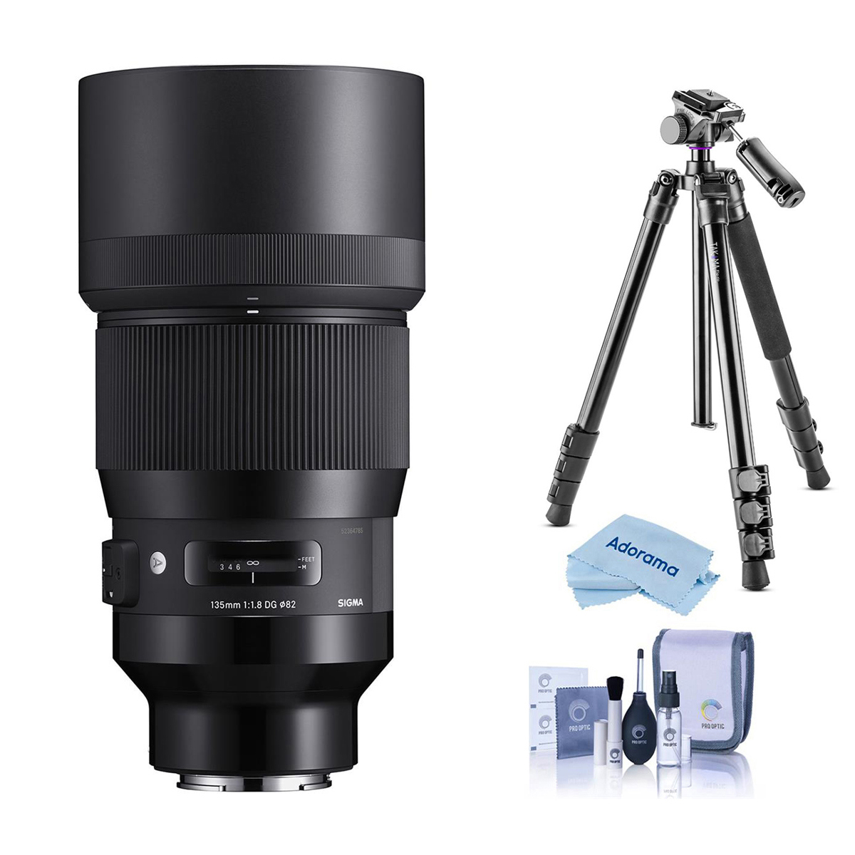 

Sigma 135mm f/1.8 DG HSM IF ART Lens for Sony E with Alta Pro 264AT Tripod Kit