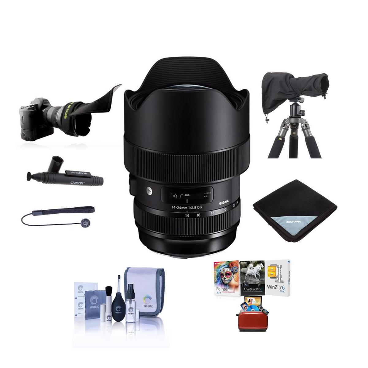 

Sigma 14-24mm f/2.8 DG HSM ART Lens for Canon EF w/Mac Software & Free Acc Kit