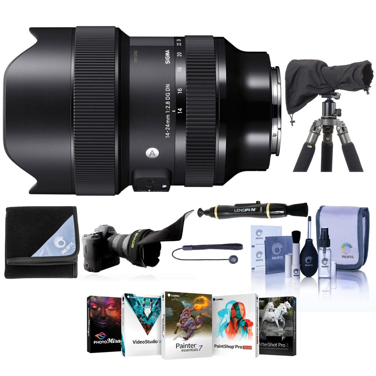 Объектив Sigma 14-24mm f/2.8 DG DN ART для Sony E с комплектом программного обеспечения и аксессуаров для ПК
