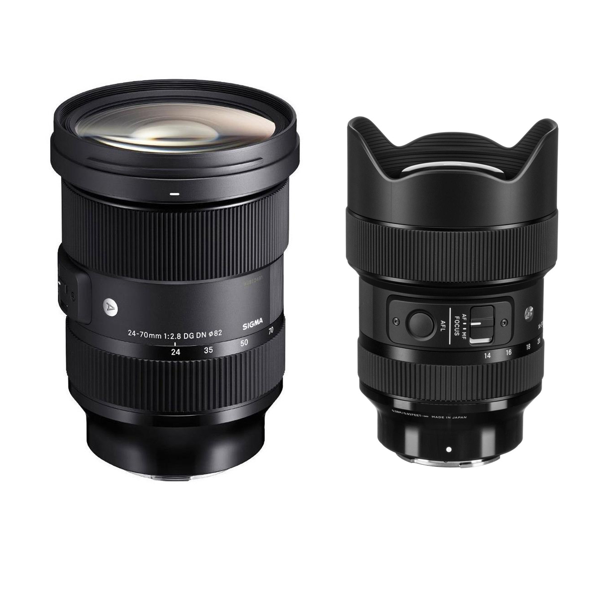 

Sigma 14-24mm and 24-70mm f/2.8 DG DN Art Lens for Sony E
