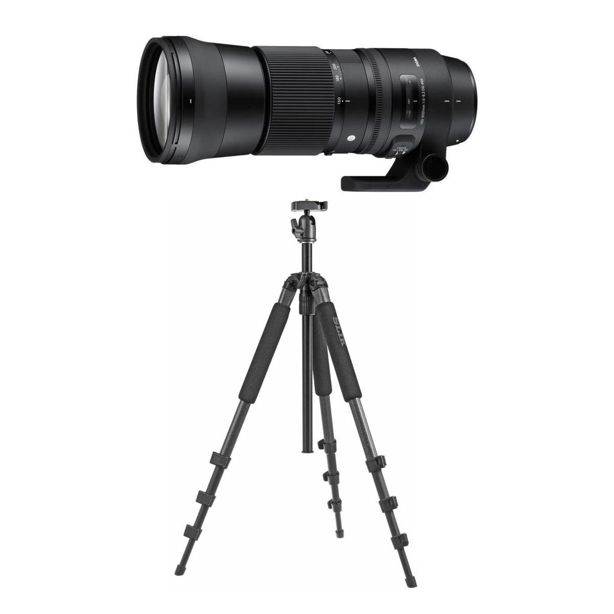 

Sigma 150-600mm f/5-6.3 DG OS HSM Contemporary Lens for Sigma SA with Tripod Kit