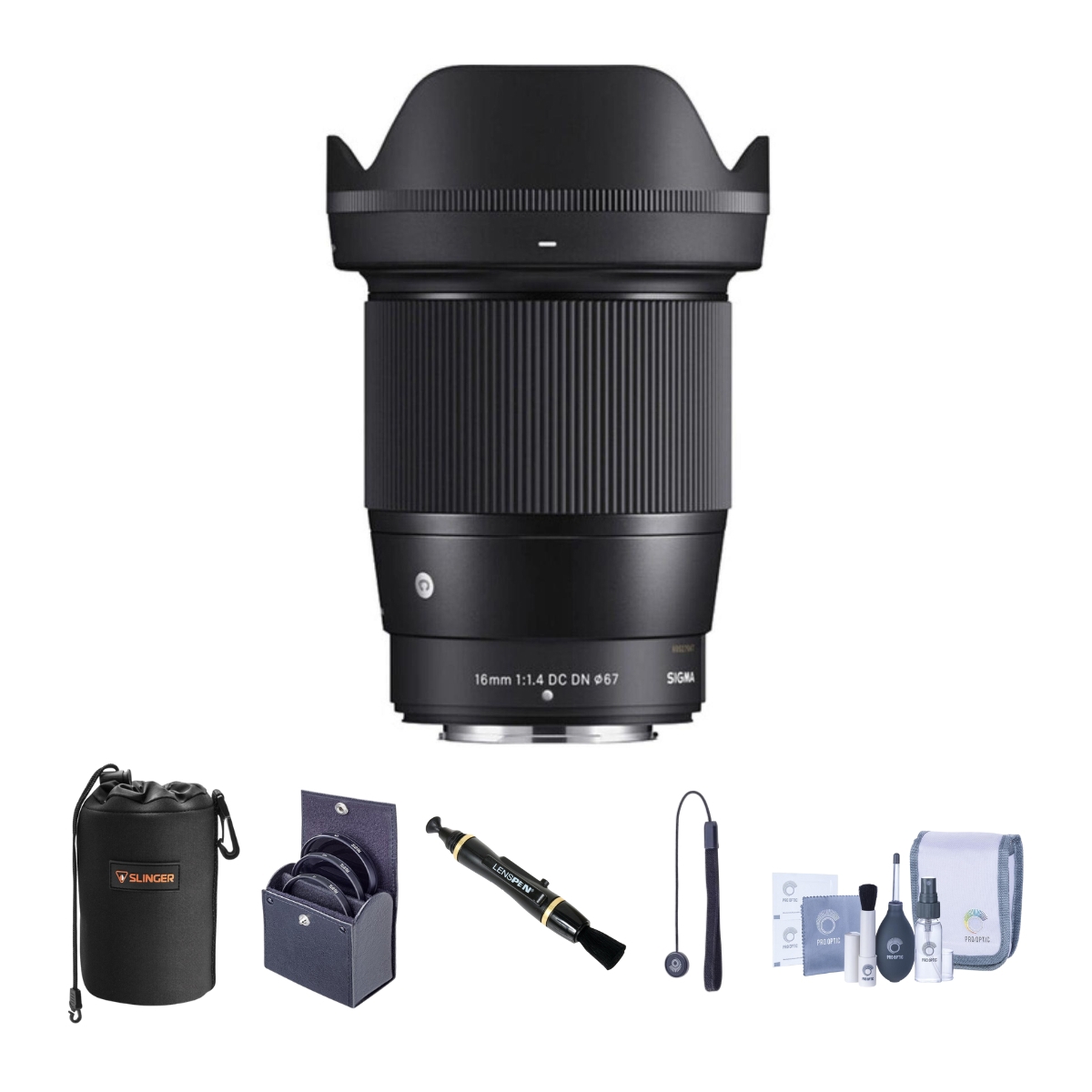 

Sigma 16mm f/1.4 DC DN Contemporary Lens for Nikon Z with Essential Kit