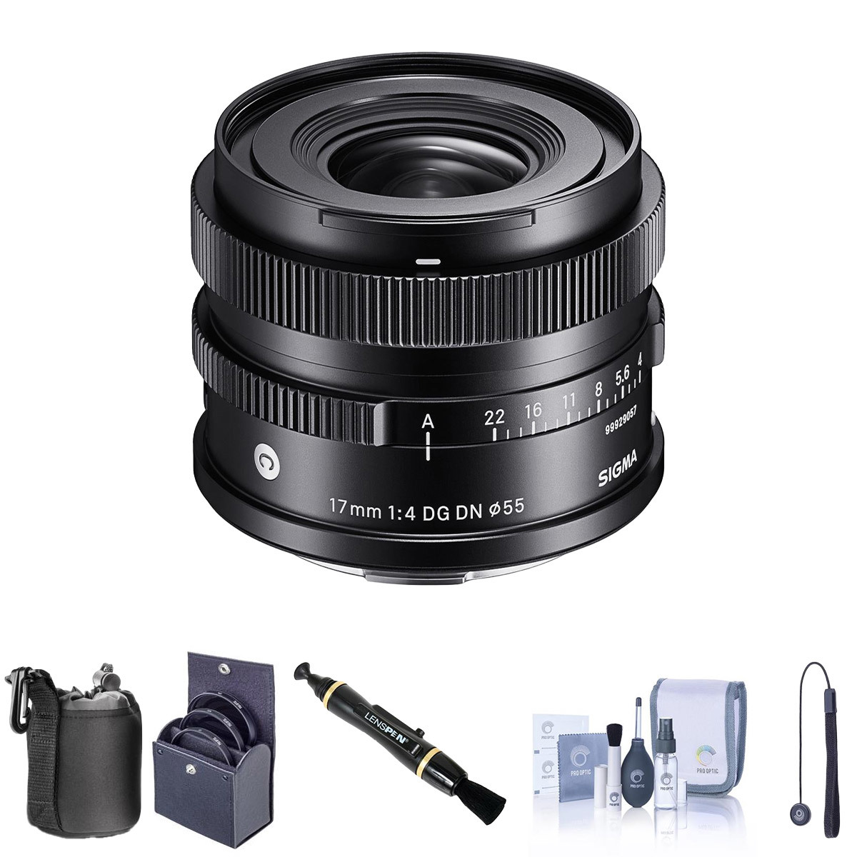 

Sigma 17mm f/4.0 DG DN Contemporary Lens for L Mount with Essential Kit