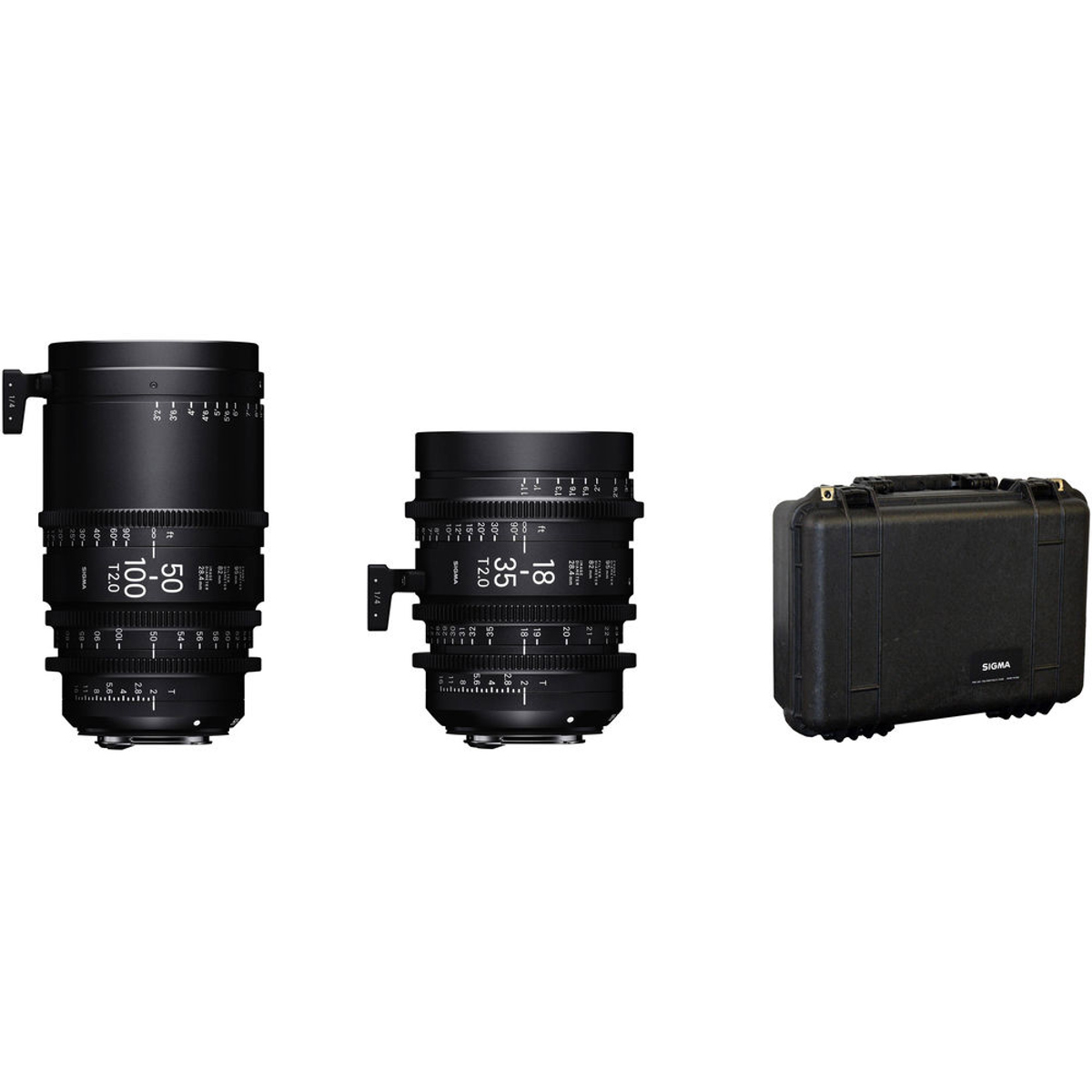 

Sigma 18-35mm and 50-100mm T2.0 High-Speed Cine Lens for Sony E, Meter