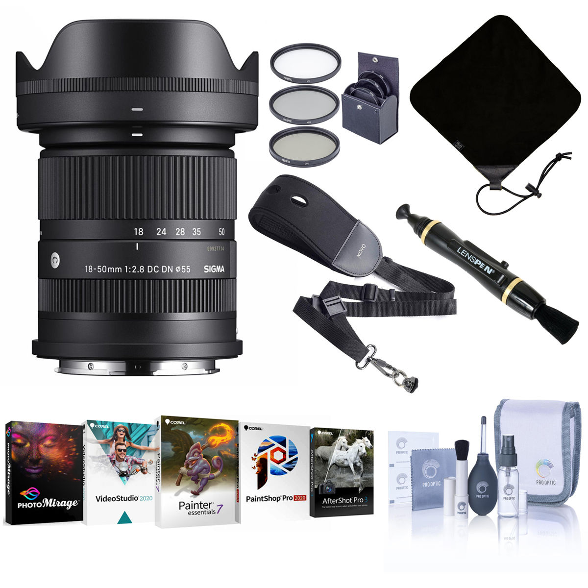 

Sigma 18-50mm f/2.8 DC DN Contemporary Lens for L Mount w/PC Software & Acc Kit