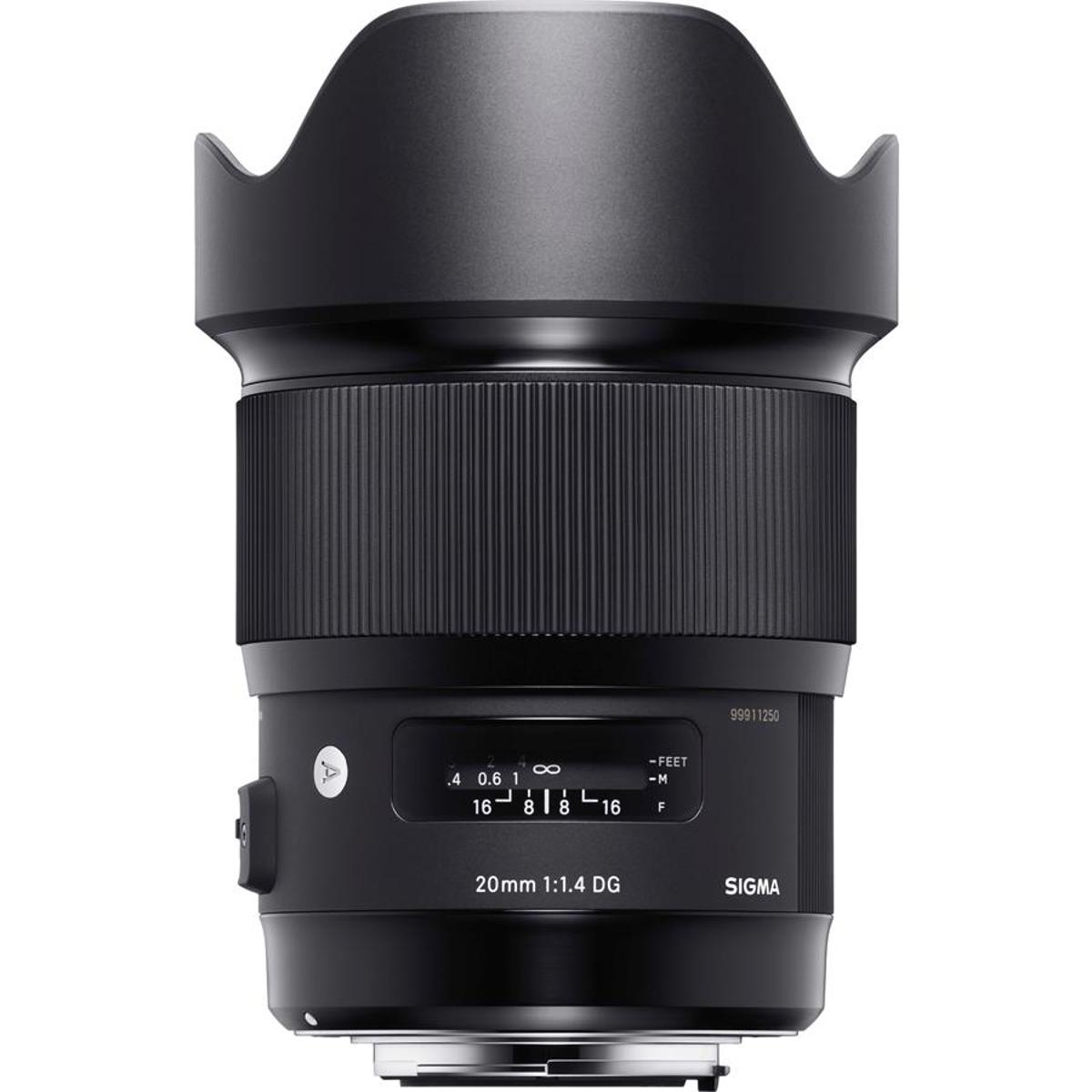 

Sigma 20mm f/1.4 DG HSM ART Lens for Sigma DSLR Cameras