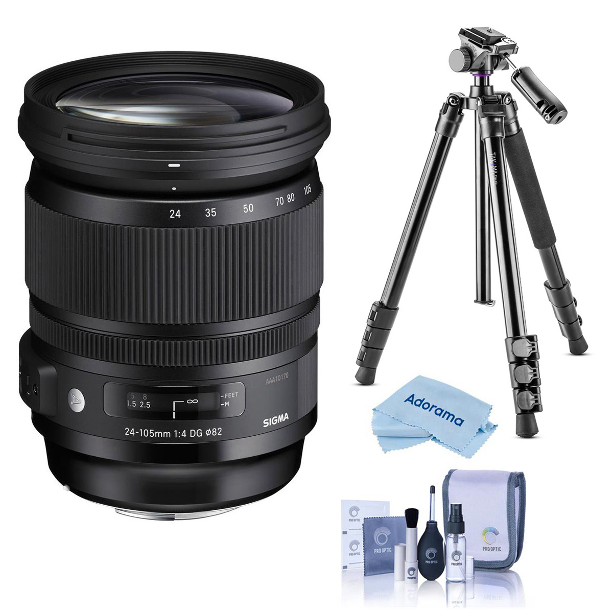 

Sigma 24-105mm f/4.0 DG OS HSM ART Lens for Nikon F with ALTA PRO Al Tripod Kit