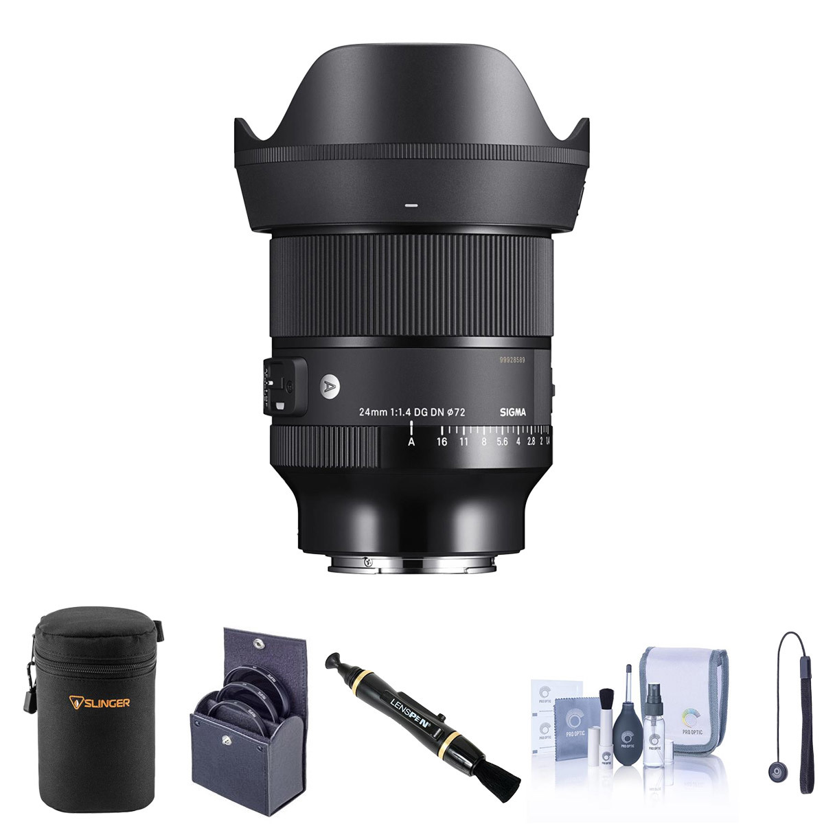

Sigma 24mm f/1.4 DG DN Art Lens for Sony E with Essential Kit