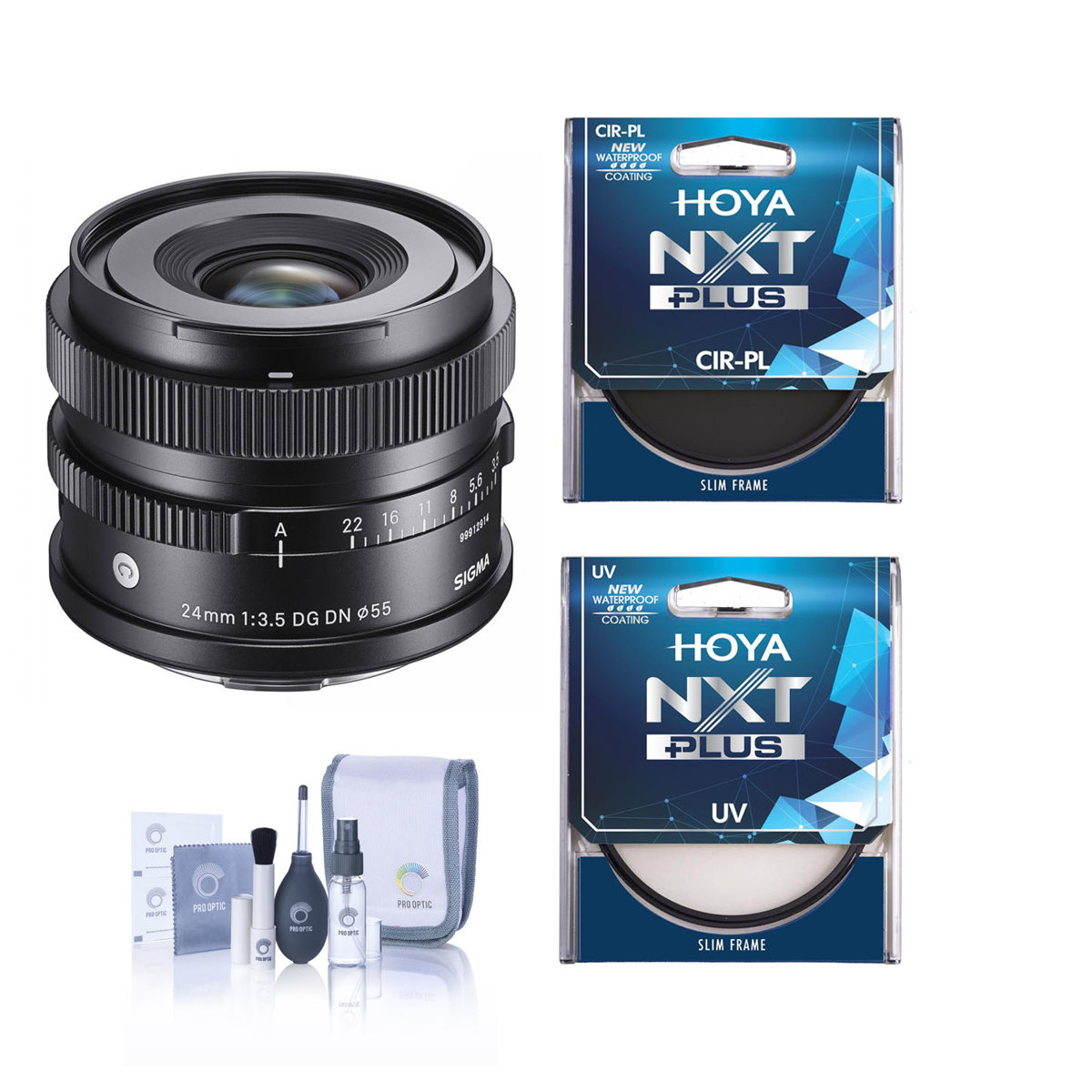 

Sigma 24mm f/3.5 DG DN Contemporary Lens for L Mount with Hoya 55mm Filter Kit