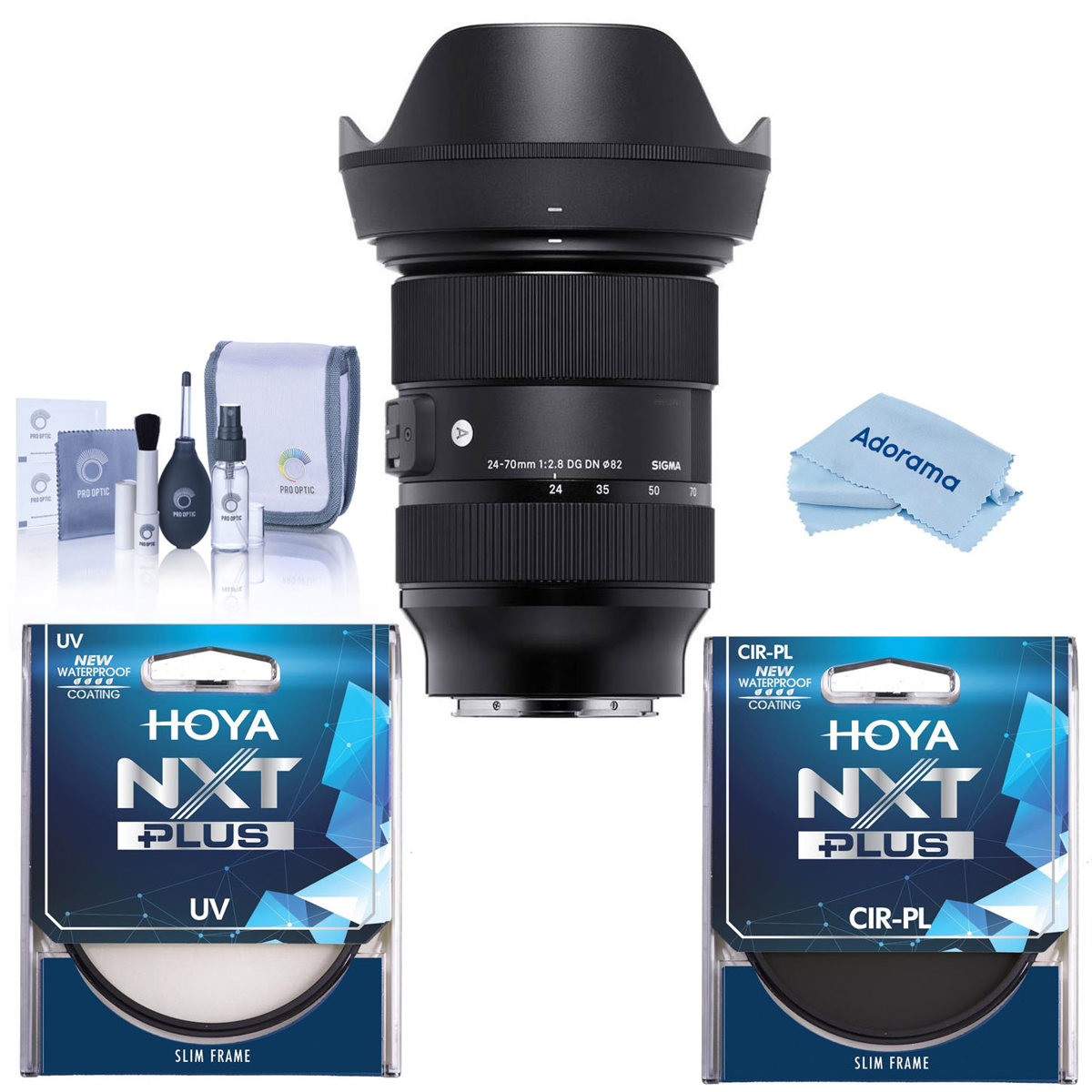 

Sigma 24-70mm F2.8 DG DN Art Lens for Leica L-Mount with Hoya 82mm Filter Kit