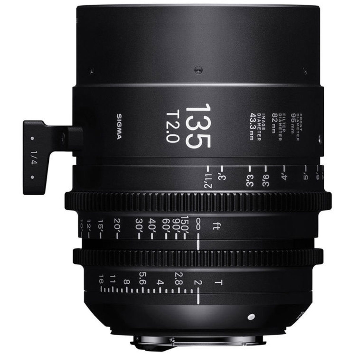 

Sigma 135mm T2.0 Fully Luminous High-Speed Prime Cine Lens for Canon EF, Feet
