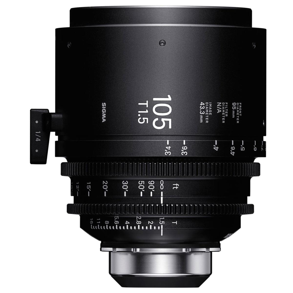

Sigma 105mm T1.5 High-Speed Art Prime Lens with /i Technology for PL Mount, Feet