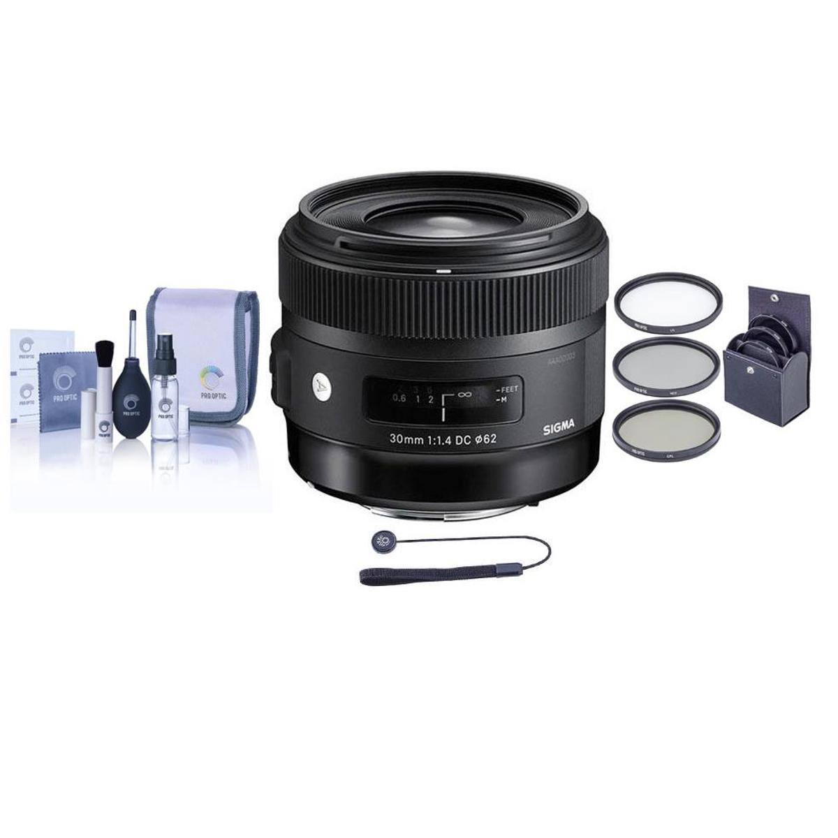 

Sigma 30mm f/1.4 DC HSM ART Lens for Nikon F with Free Accessories Kit