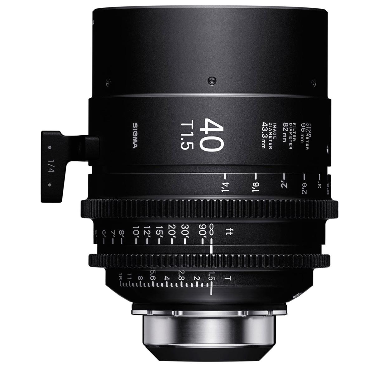 

Sigma 40mm T1.5 FF High-Speed Art Prime Lens w/i Technology for PL Mount, Meter