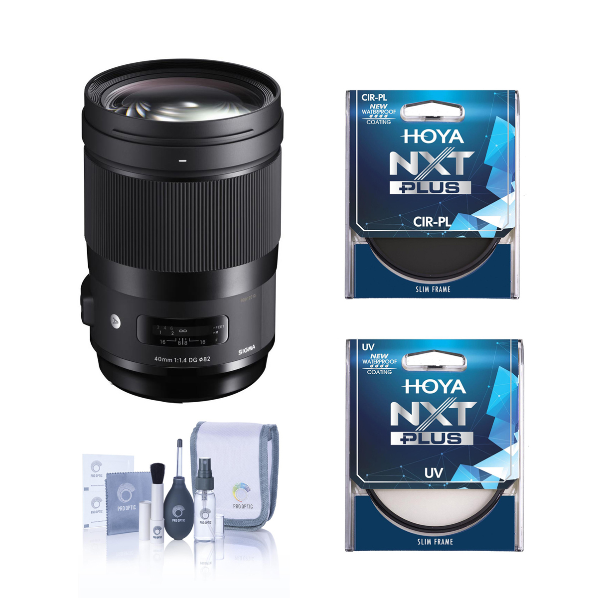 

Sigma 40mm f/1.4 DG HSM ART Lens for Canon EF with Hoya 82mm UV+CPL Filter Kit