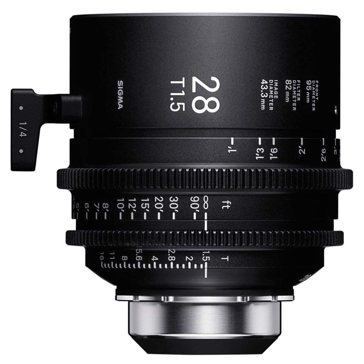 

Sigma 28mm T1.5 FF High-Speed Art Prime Lens w/i Technology for PL Mount, Feet