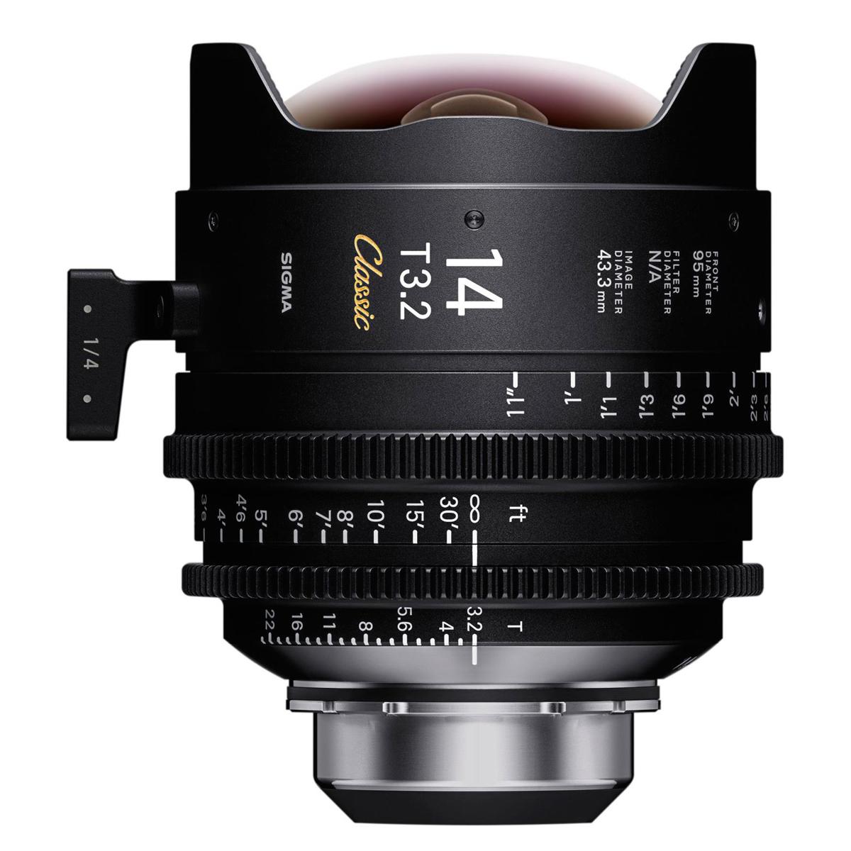 

Sigma 14mm T3.2 Classic Prime Line Lens with /i Technology for PL Mount, Feet