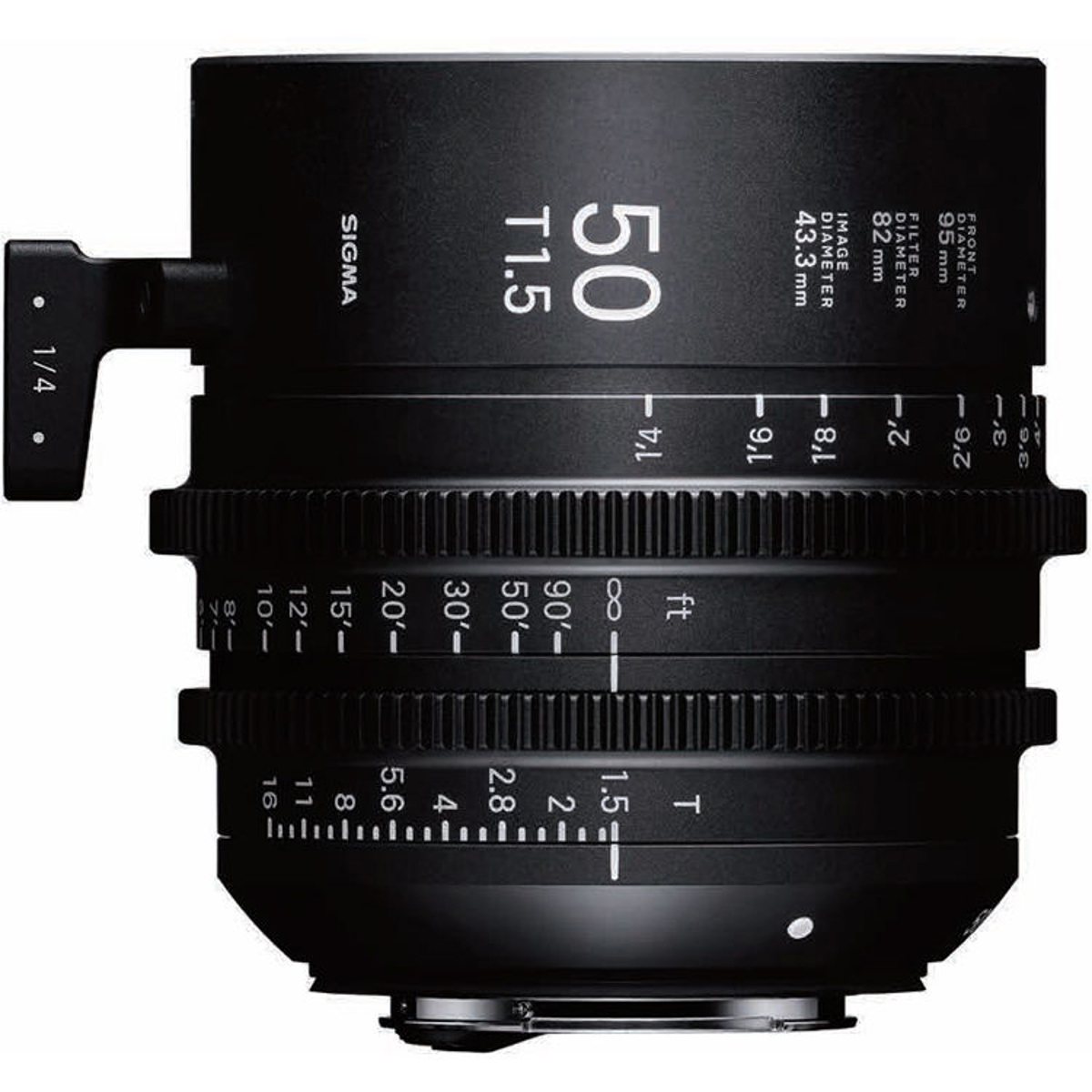 

Sigma 50mm T1.5 FF High-Speed Prime Cine Lens for Sony E, Meter