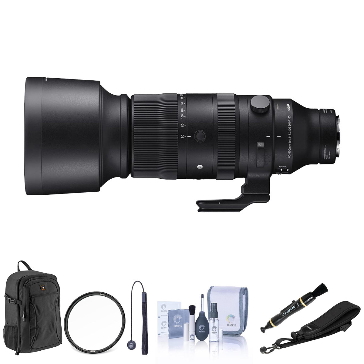 

Sigma 60-600mm f/4.5-6.3 DG DN OS Sports Lens for Leica L with Essential Kit