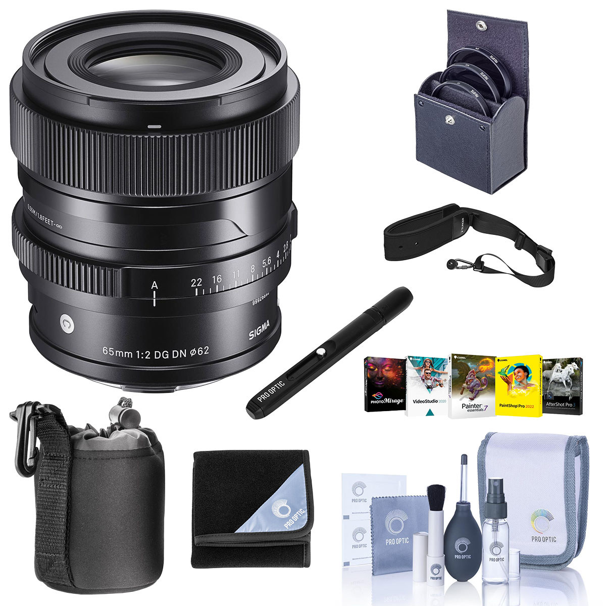 

Sigma 65mm f/2.0 DG DN Contemporary Lens for L w/PC Software & Accessories Kit