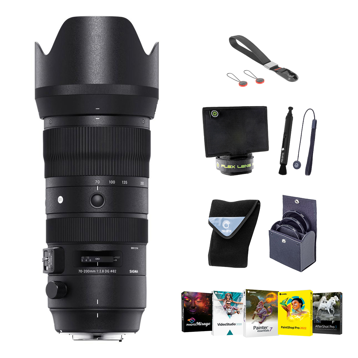 

Sigma 70-200mm f/2.8 DG OS HSM Sports Lens for Canon EF w/PC Software & Acc Kit