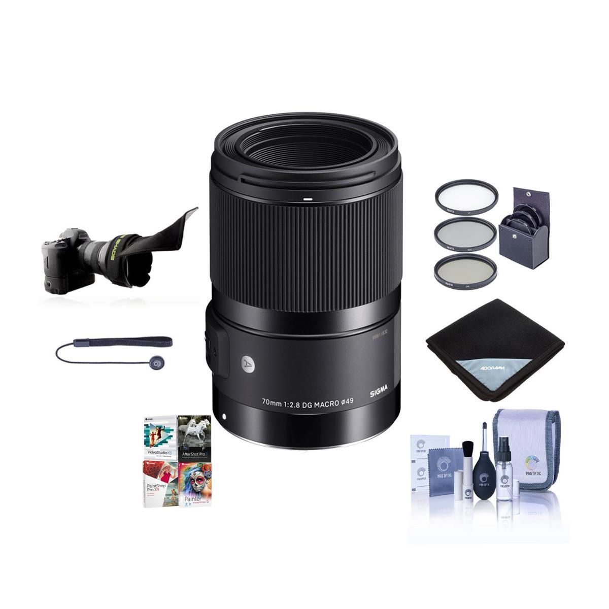 

Sigma 70mm f/2.8 DG ART Macro Lens for Canon EF with Free PC Software & Acc Kit