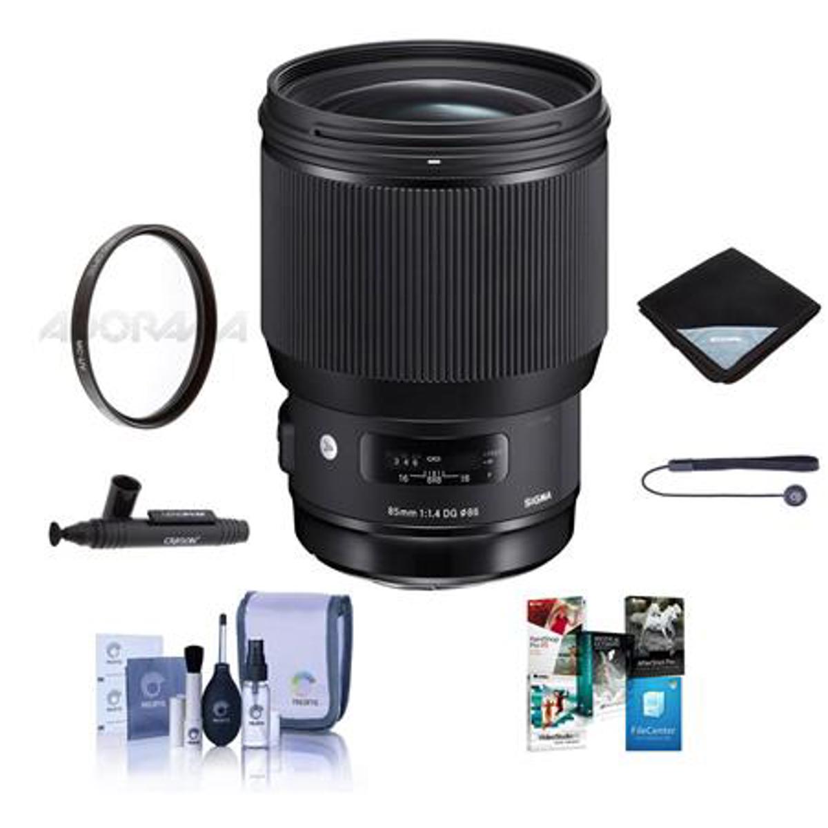 

Sigma 85mm f/1.4 DG HSM ART Lens for Canon EF with Free Accessories Kit