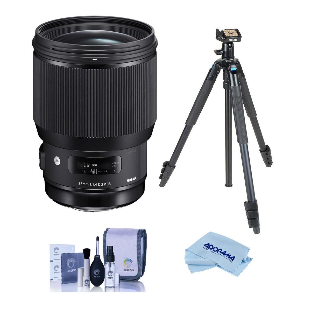 

Sigma 85mm f/1.4 DG HSM ART Lens for Canon EF with Tripod Kit