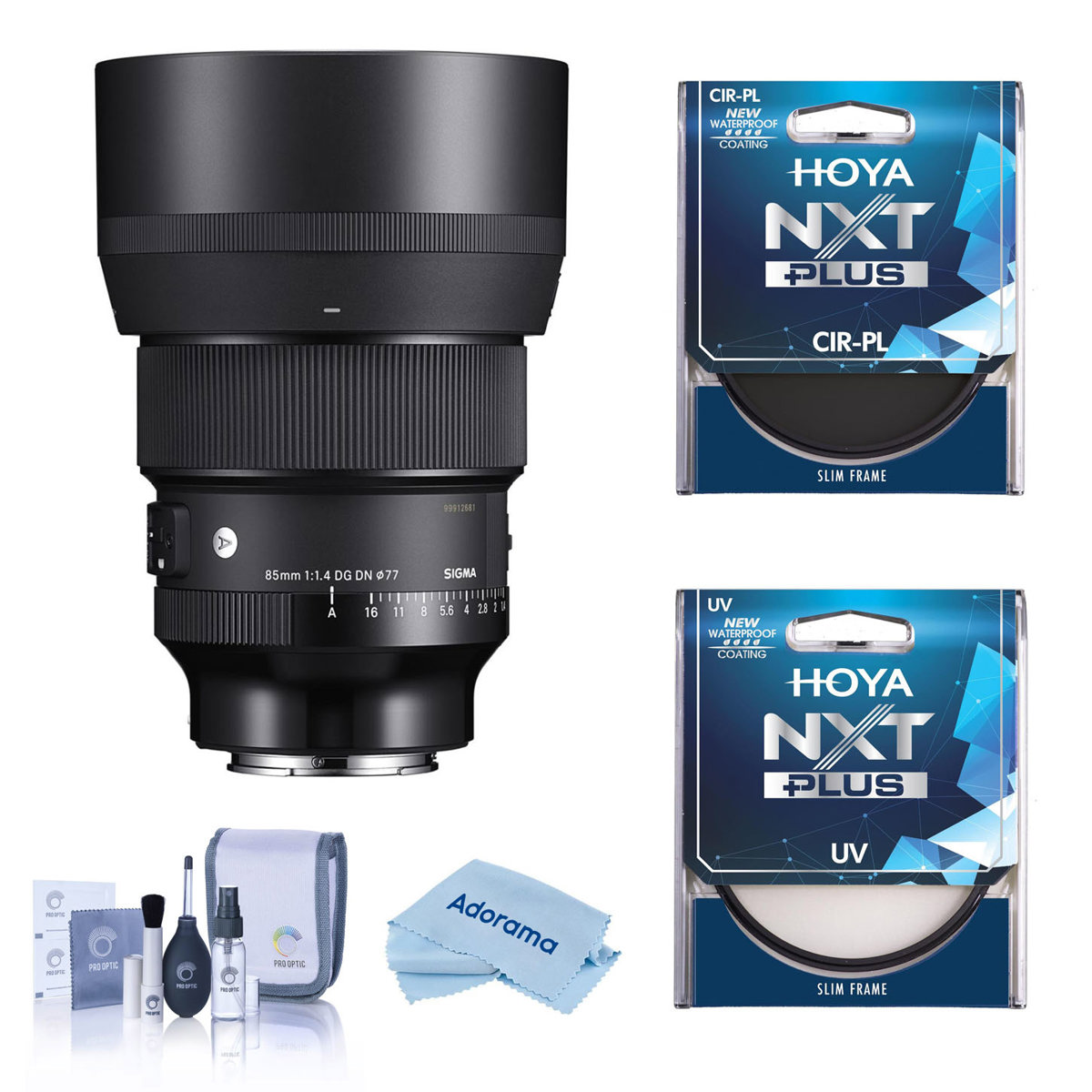 

Sigma 85mm f/1.4 DG DN ART Lens for Leica L with Hoya 77mm UV+CPL Filter Kit
