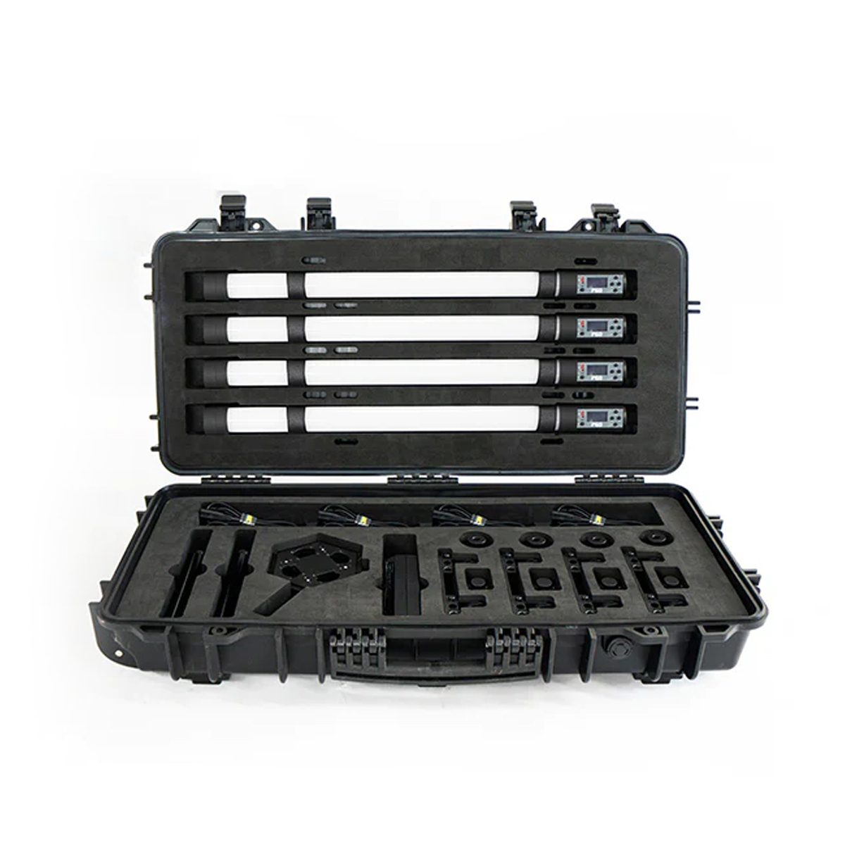 

SGC Lights Gaffer Kit w/4x Prism 60 2' 18W RGBWW LED Light and Charging Station