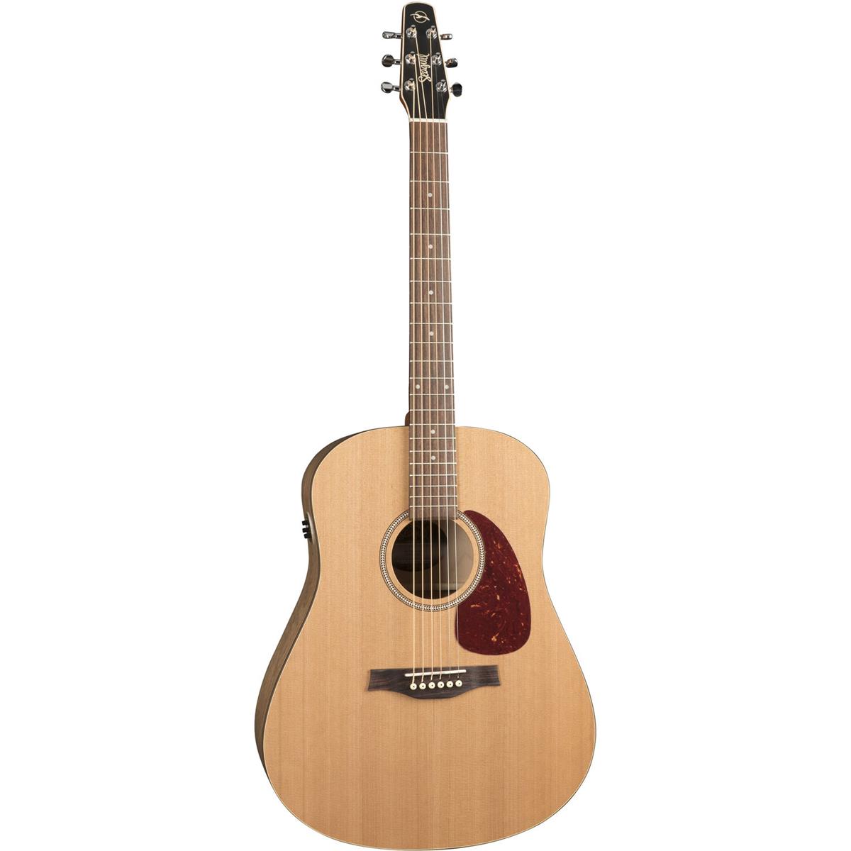 Seagull S6 Original Slim QIT AE Guitar, Rosewood Fingerboard, Semi-Gloss -  046416