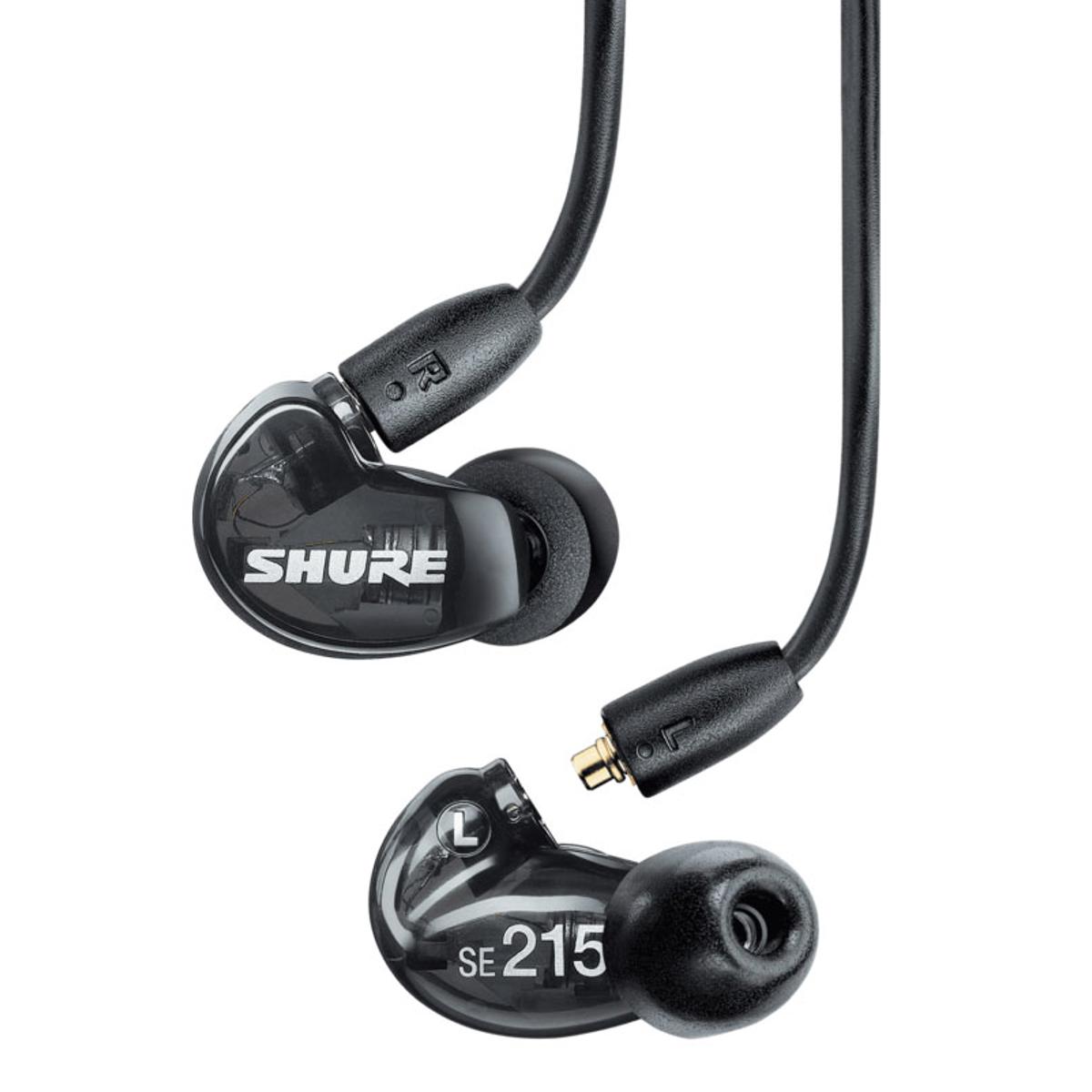Shure SE215 Sound-Isolating Earphones, Black #SE215DYBK+UNI