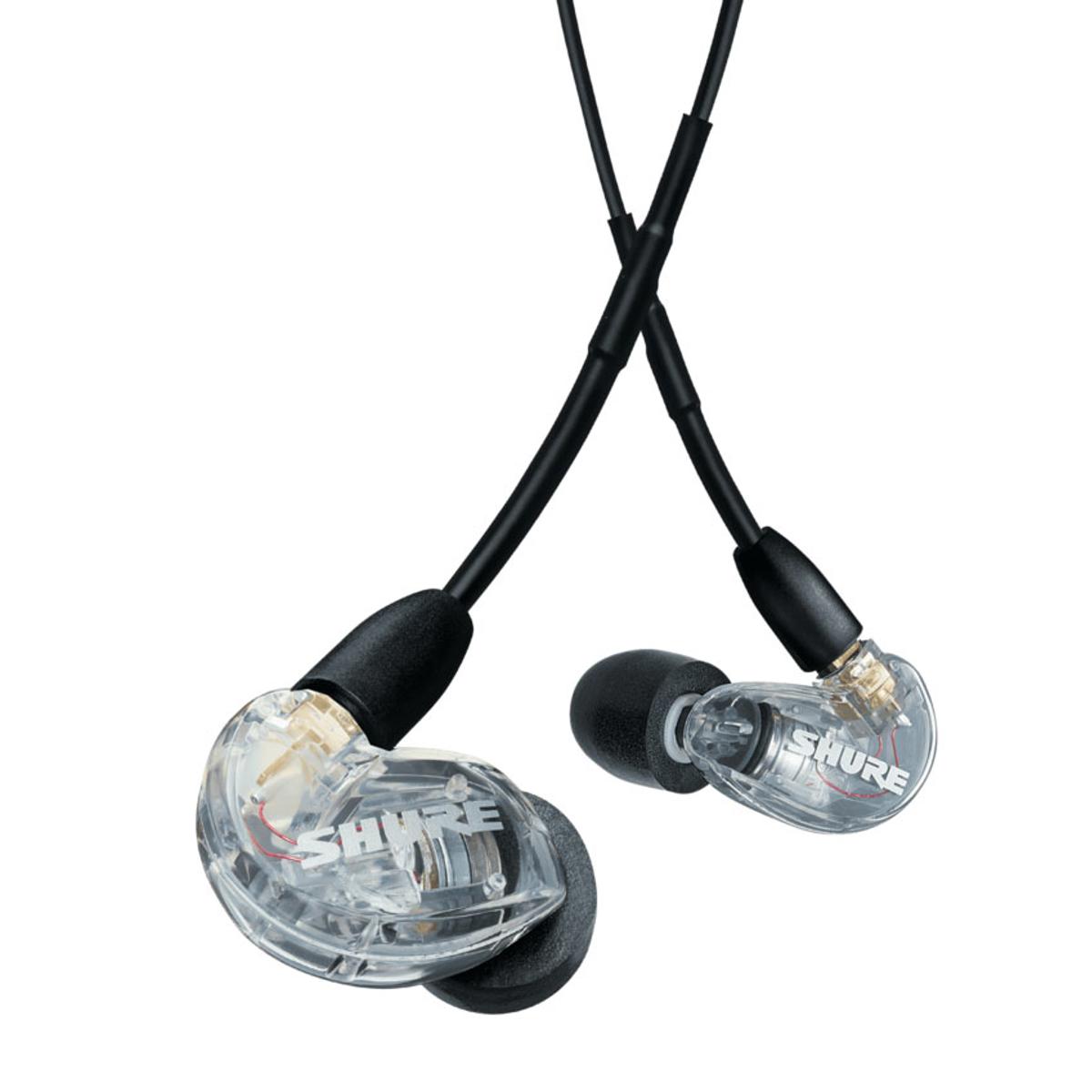 Шумоизолирующие наушники Shure SE215, прозрачные, #SE215DYCL+UNI