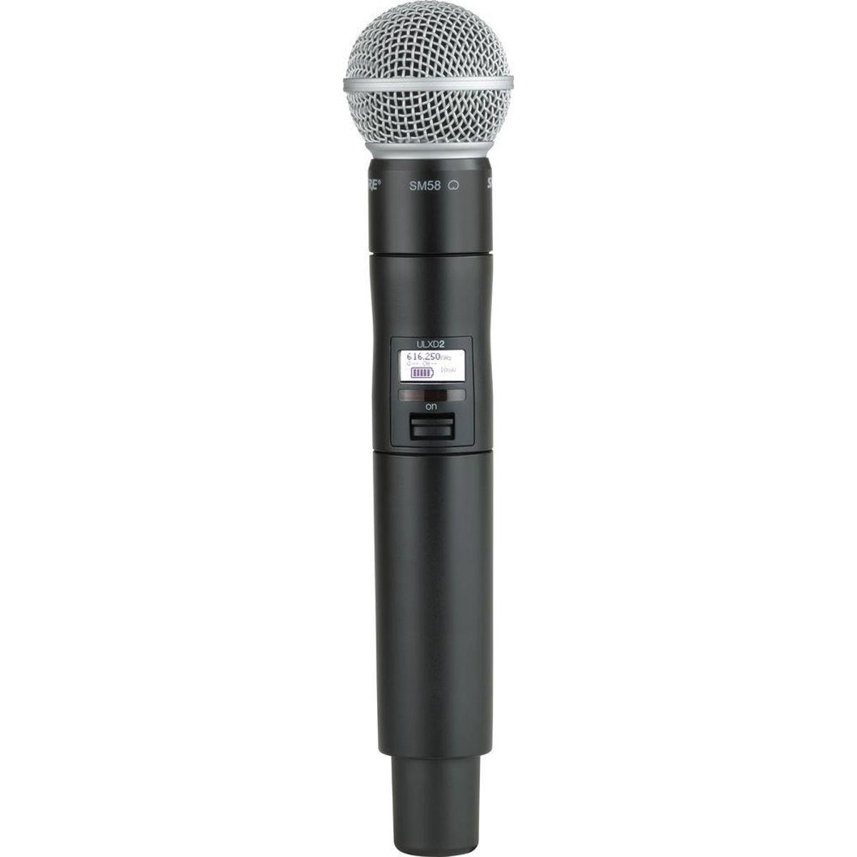 

Shure ULXD2/SM58 Digital Wireless Handheld Transmitter with SM58 Mic Capsule H50: 534-598MHz