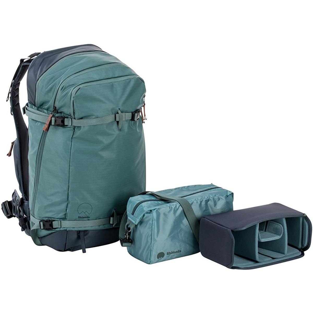 

Shimoda Explore 40 40 Liter Adventure Camera Backpack Starter Kit, Sea Pine