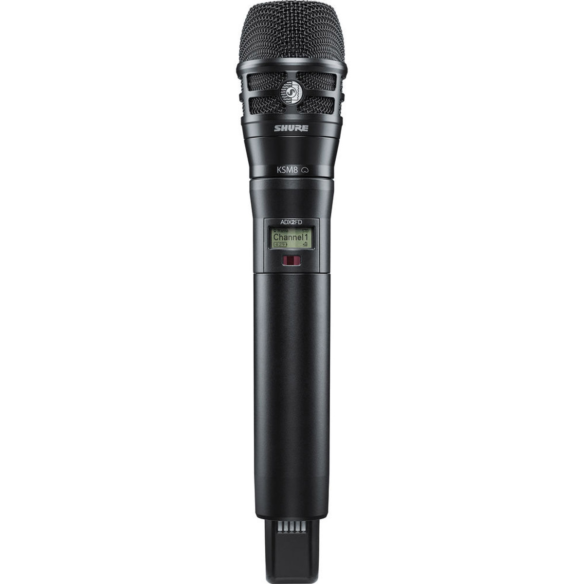 

Shure ADX2FD Handheld Transmitter with KSM8 Mic Capsule, G57: 470-616 MHz, Black