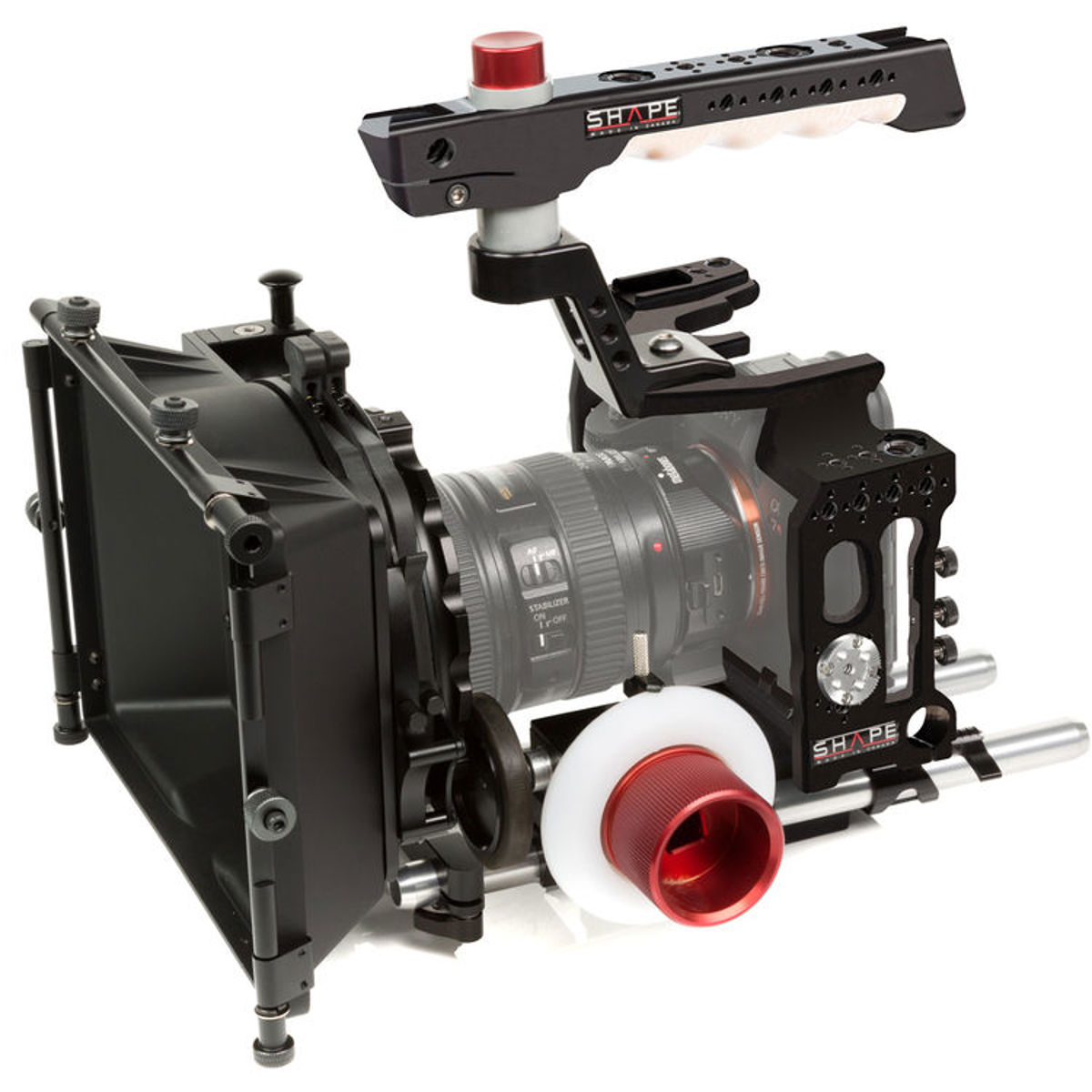 

Shape Cage with Follow Focus Friction & Gear Clic and 4x4" Matte Box