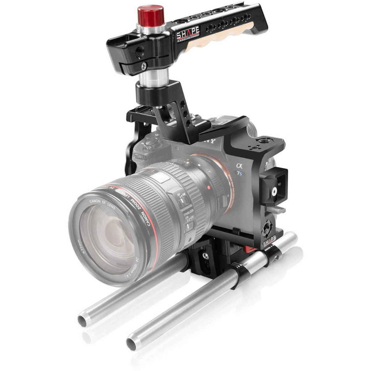 

Shape Camera Cage with Top Handle and 15mm Baseplate for Sony a7S III