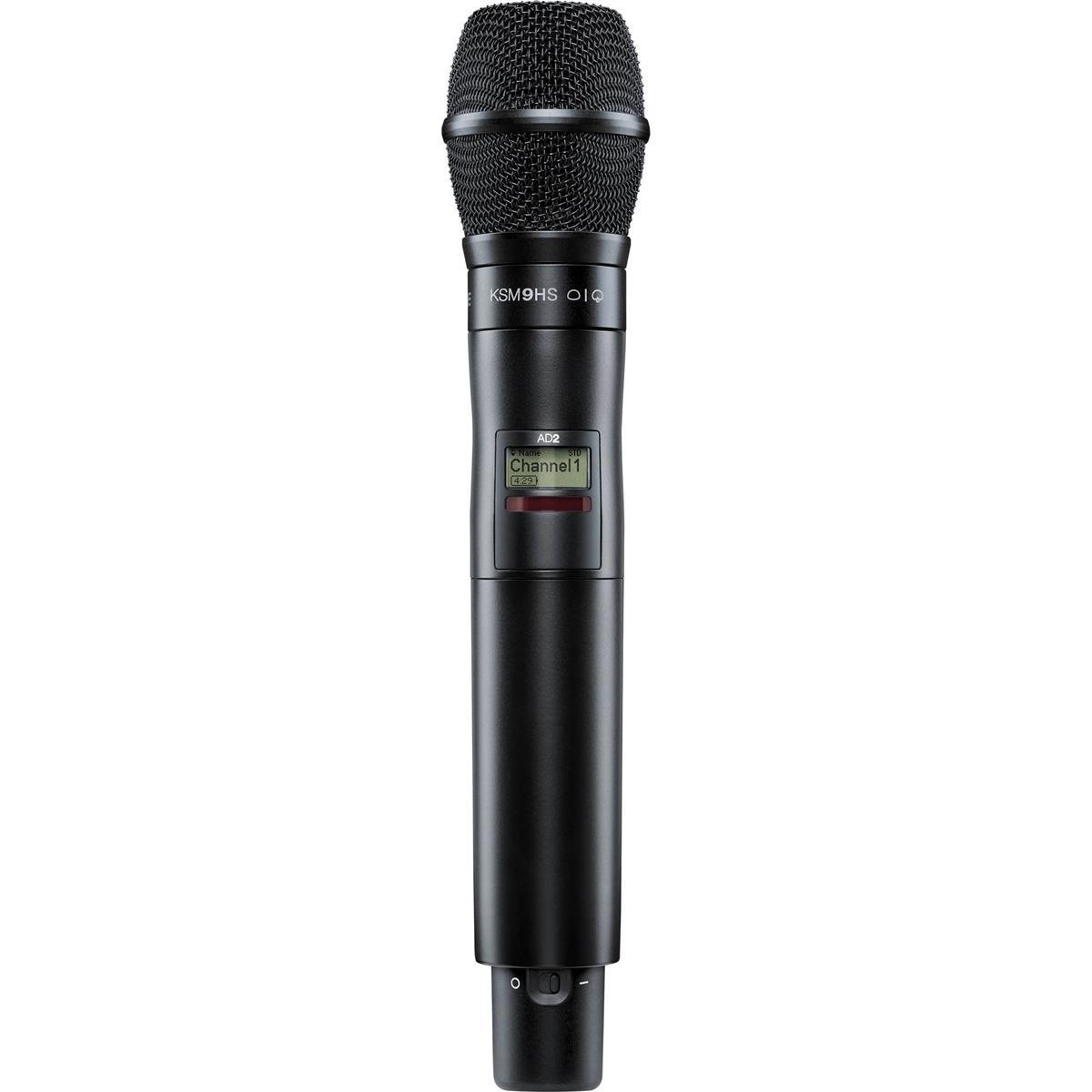 

Shure AD2 Handheld Transmitter with KSM9HS Mic Head, G57: 470 to 616MHz, Black