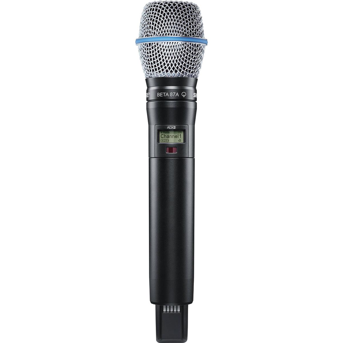 Shure ADX2 Single Frequency Handheld Transmitter with Beta 87A Mic Capsule -  ADX2/B87A